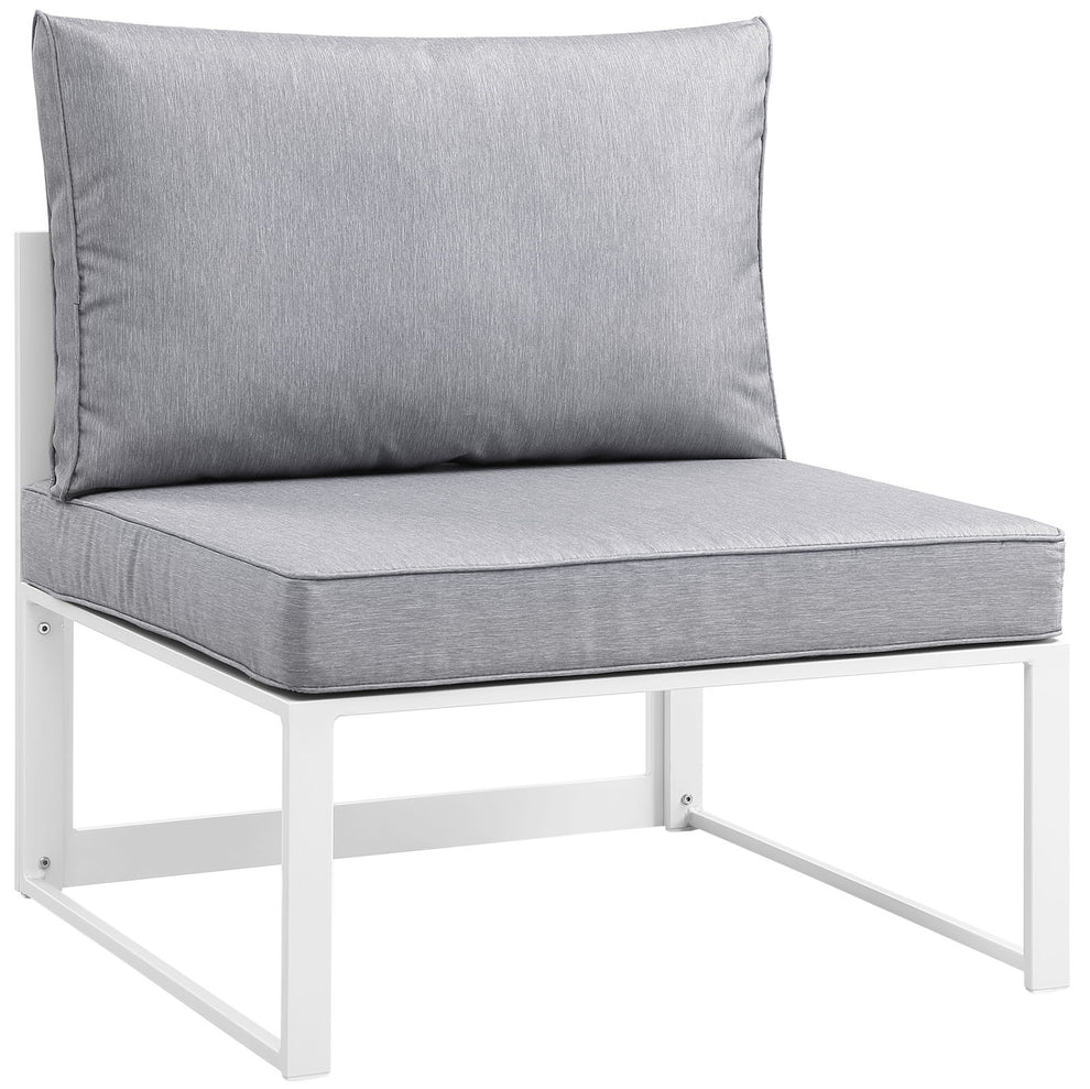Modway Fortuna Armless Outdoor Patio Sofa - EEI-1520 | Outdoor Chairs | Modishstore - 1