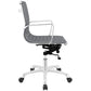 Runway Mid Back Upholstered Vinyl Office Chair By Modway - EEI-1527 | Office Chairs | Modishstore - 3