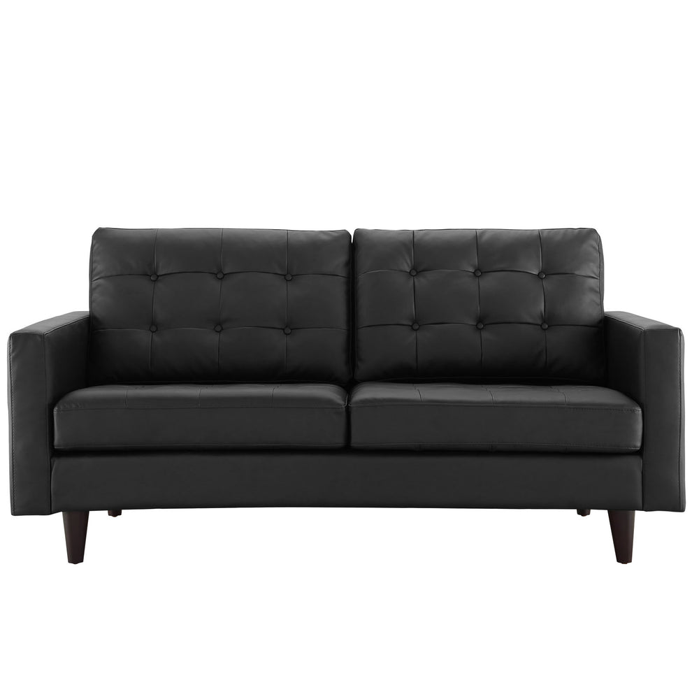 Modway Empress Bonded Leather Loveseat - EEI-1546 | Loveseats | Modishstore - 2