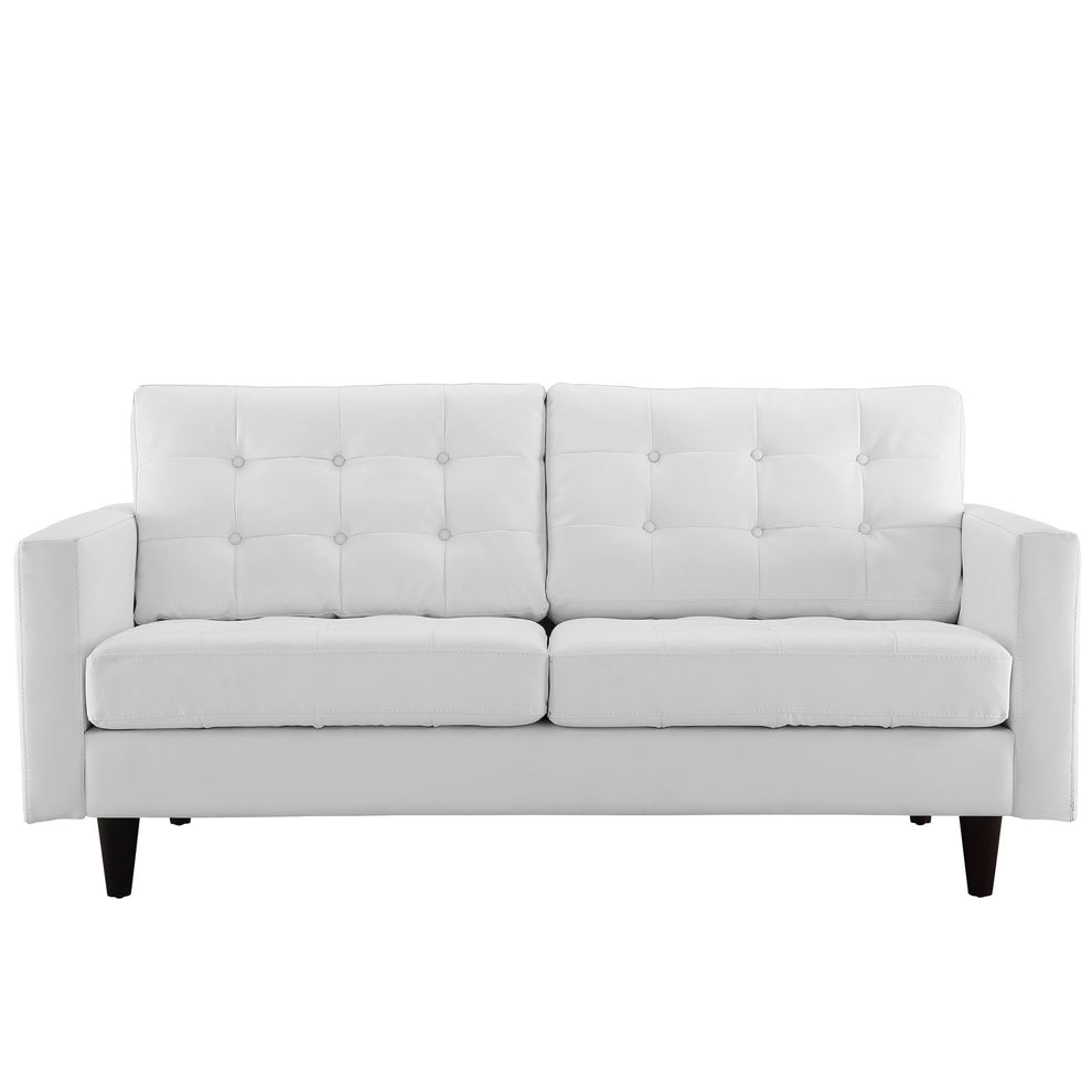 Modway Empress Bonded Leather Loveseat - EEI-1546 | Loveseats | Modishstore - 1