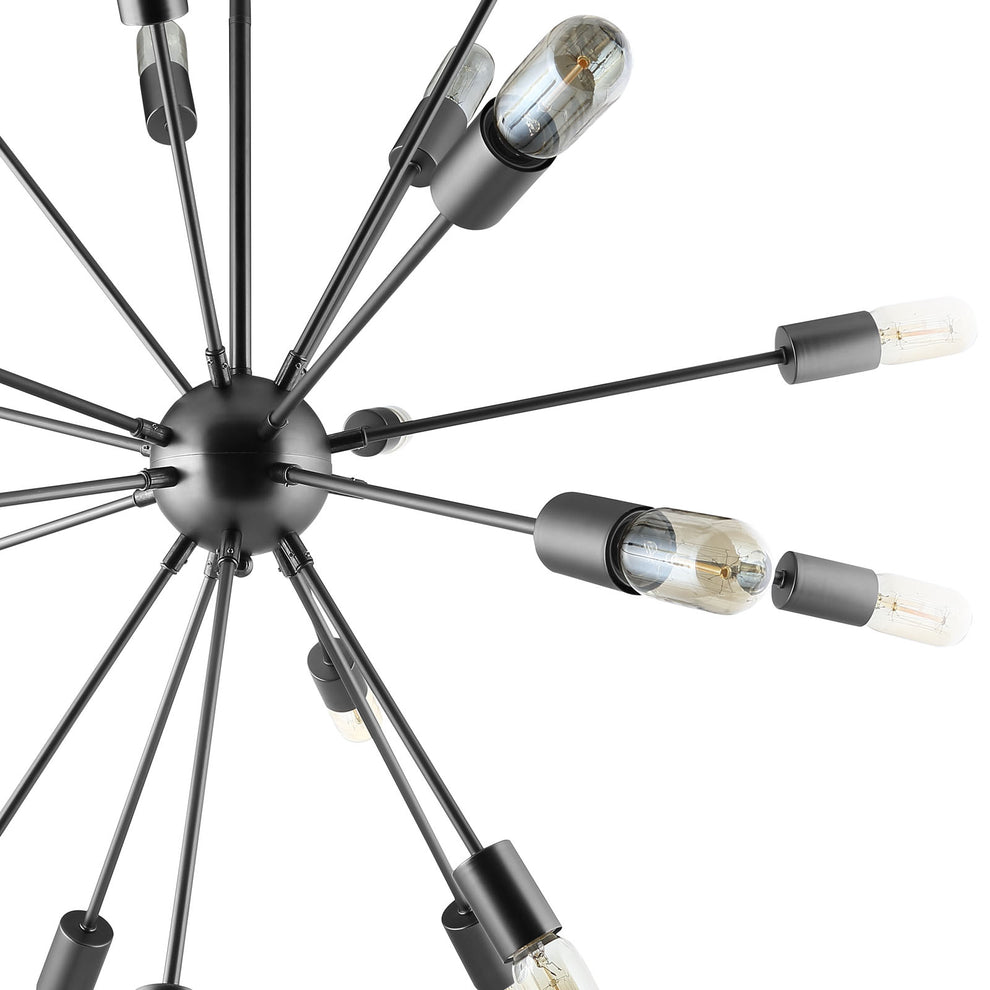 Beam Stainless Steel Chandelier By Modway - EEI-1562 | Chandeliers | Modishstore - 2