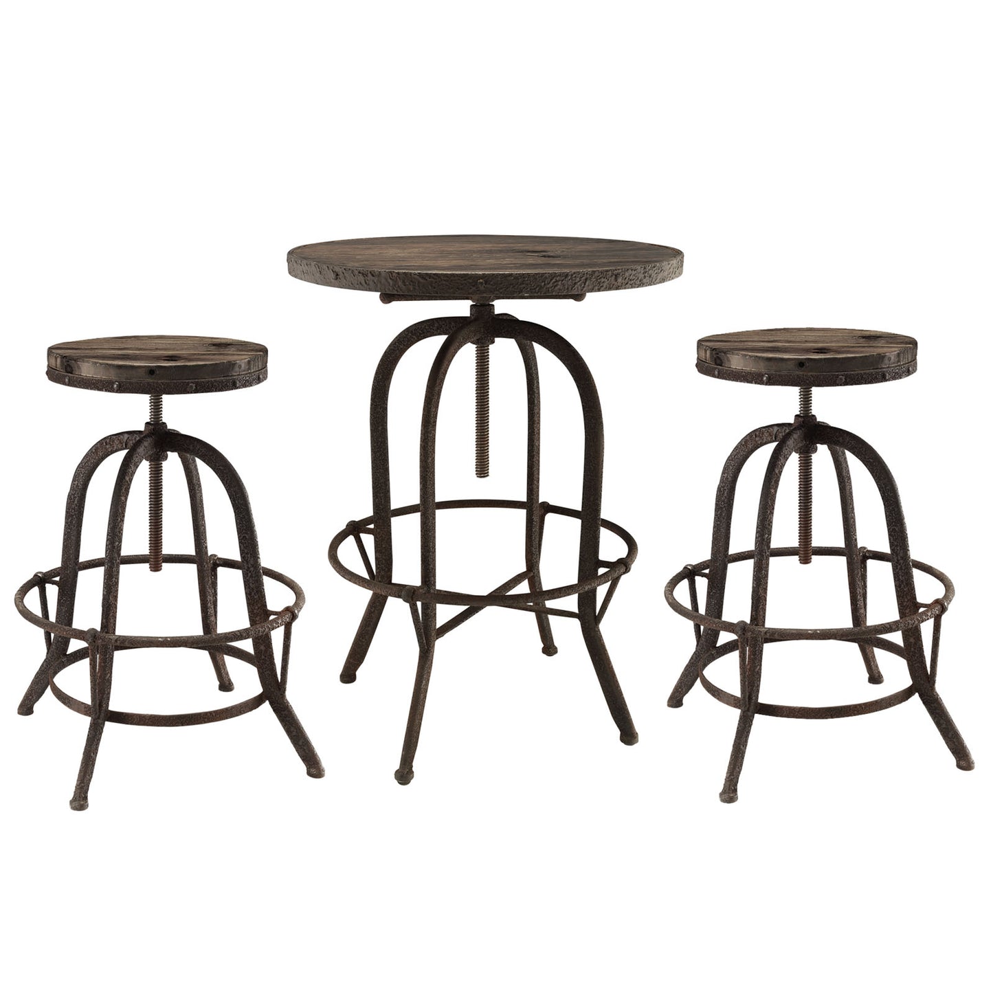 Gather 3 Piece Dining Set By Modway - EEI-1602 | Dining Sets | Modishstore - 2