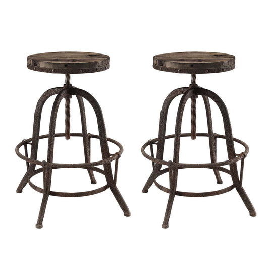 Modway Collect 2 Piece Dining Set - EEI-1603 | Bar Stools | Modishstore - 1
