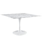 Lippa 48" Square Artificial Marble Dining Table By Modway - EEI-1638 | Dining Tables | Modishstore