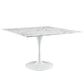 Lippa 48" Square Artificial Marble Dining Table By Modway - EEI-1638 | Dining Tables | Modishstore - 1