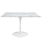 Lippa 48" Square Artificial Marble Dining Table By Modway - EEI-1638 | Dining Tables | Modishstore - 2