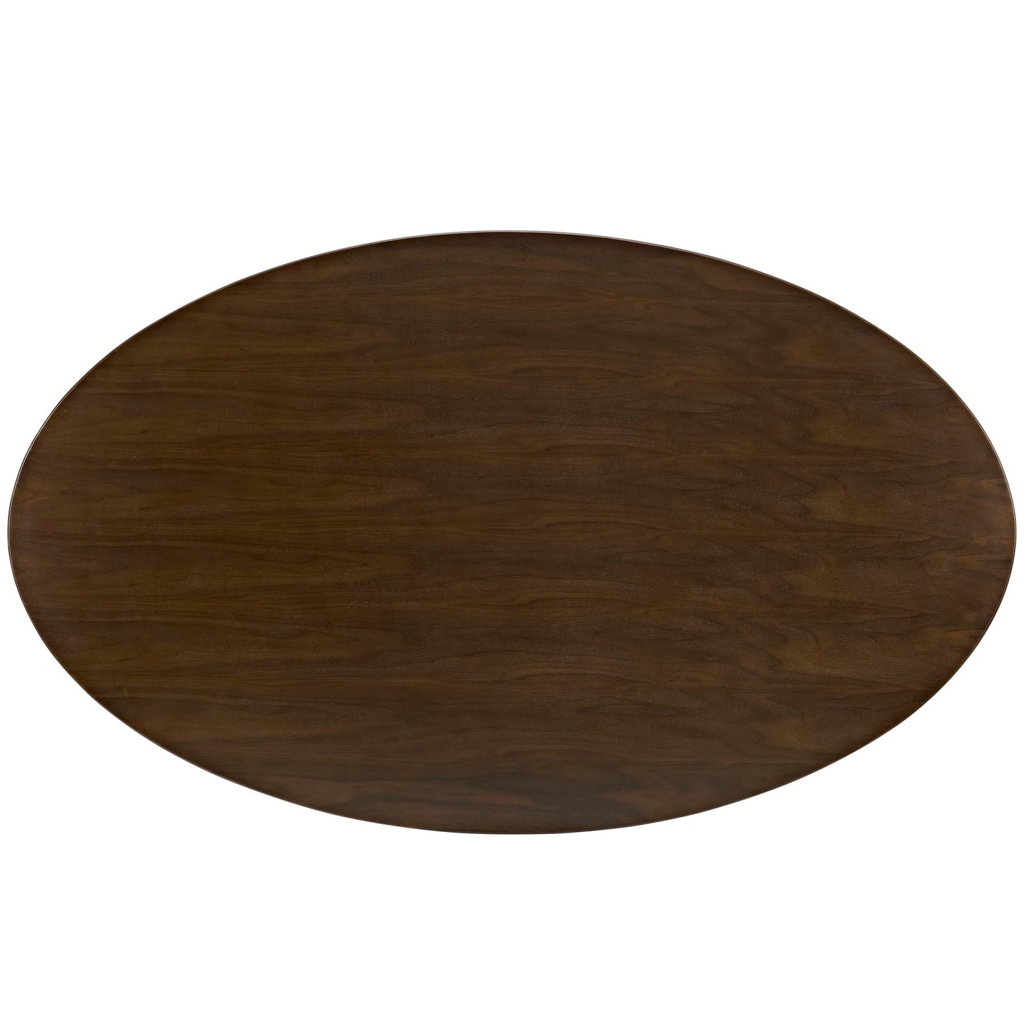 Modway Lippa 78" Oval Wood Dining Table in Walnut | Dining Tables | Modishstore-2