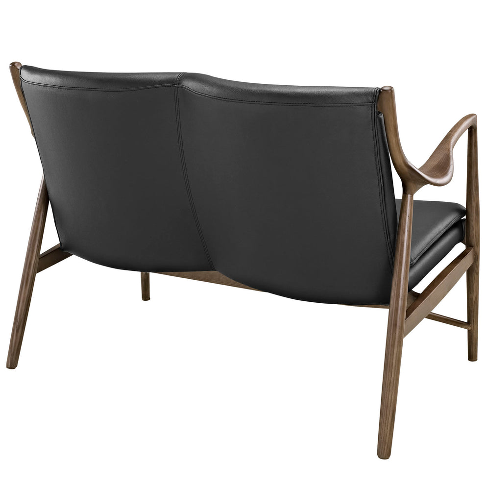 Makeshift Leather Loveseat By Modway - EEI-1664 | Loveseats | Modishstore - 5