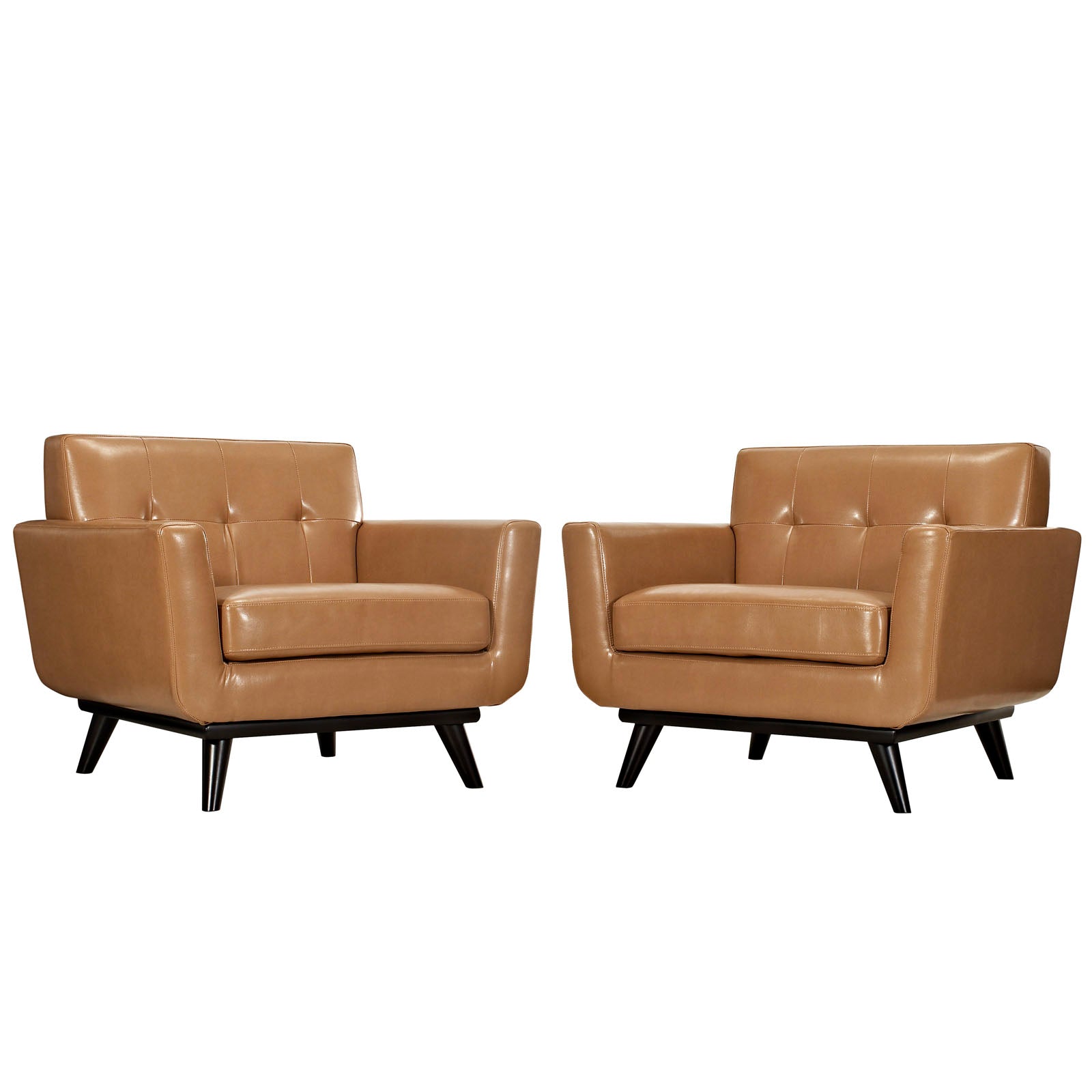 Modway Engage Leather Sofa Set | Sofas | Modishstore-15
