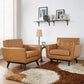 Modway Engage Leather Sofa Set - EEI-1665 | Sofa Set | Modishstore-1