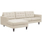 Modway Empress Left-Arm Sectional Sofa - EEI-1666 | Sectional | Modishstore - 1