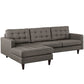 Modway Empress Left-Arm Sectional Sofa - EEI-1666 | Sectional | Modishstore - 4