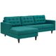 Modway Empress Left-Arm Sectional Sofa | Sofas | Modishstore-27