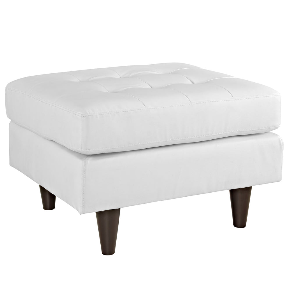 Modway Empress Leather Ottoman - EEI-1668 | Ottomans | Modishstore - 1