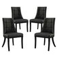 Modway Noblesse Vinyl Dining Chair - Set of 4 | Dining Chairs | Modishstore-7