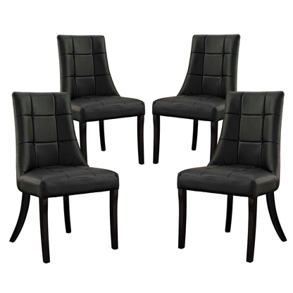 Modway Noblesse Vinyl Dining Chair - Set of 4 - EEI-1678 | Dining Chairs | Modishstore - 7