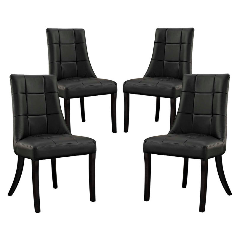 Modway Noblesse Vinyl Dining Chair - Set of 4 - EEI-1678 | Dining Chairs | Modishstore - 7