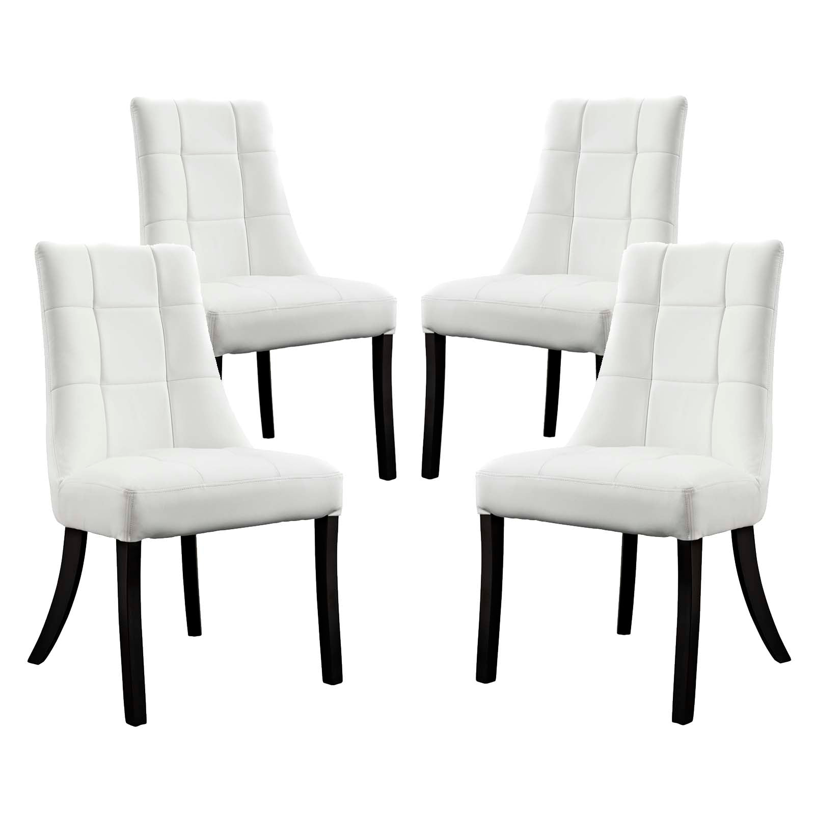 Modway Noblesse Vinyl Dining Chair - Set of 4 - EEI-1678 | Dining Chairs | Modishstore - 2
