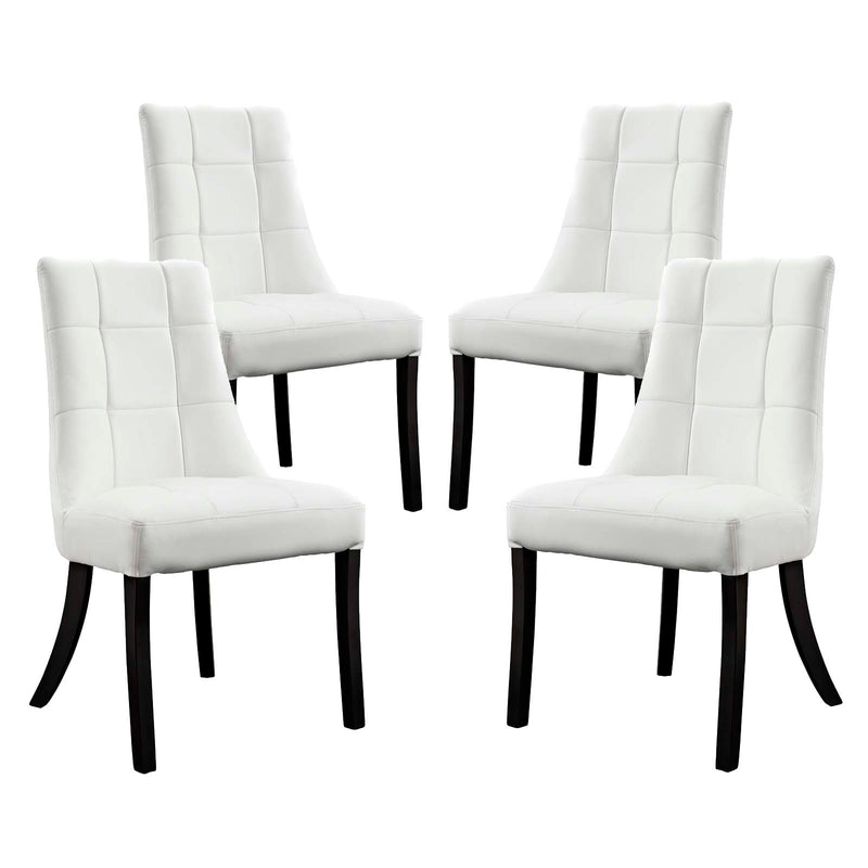 Modway Noblesse Vinyl Dining Chair - Set of 4 - EEI-1678 | Dining Chairs | Modishstore - 2