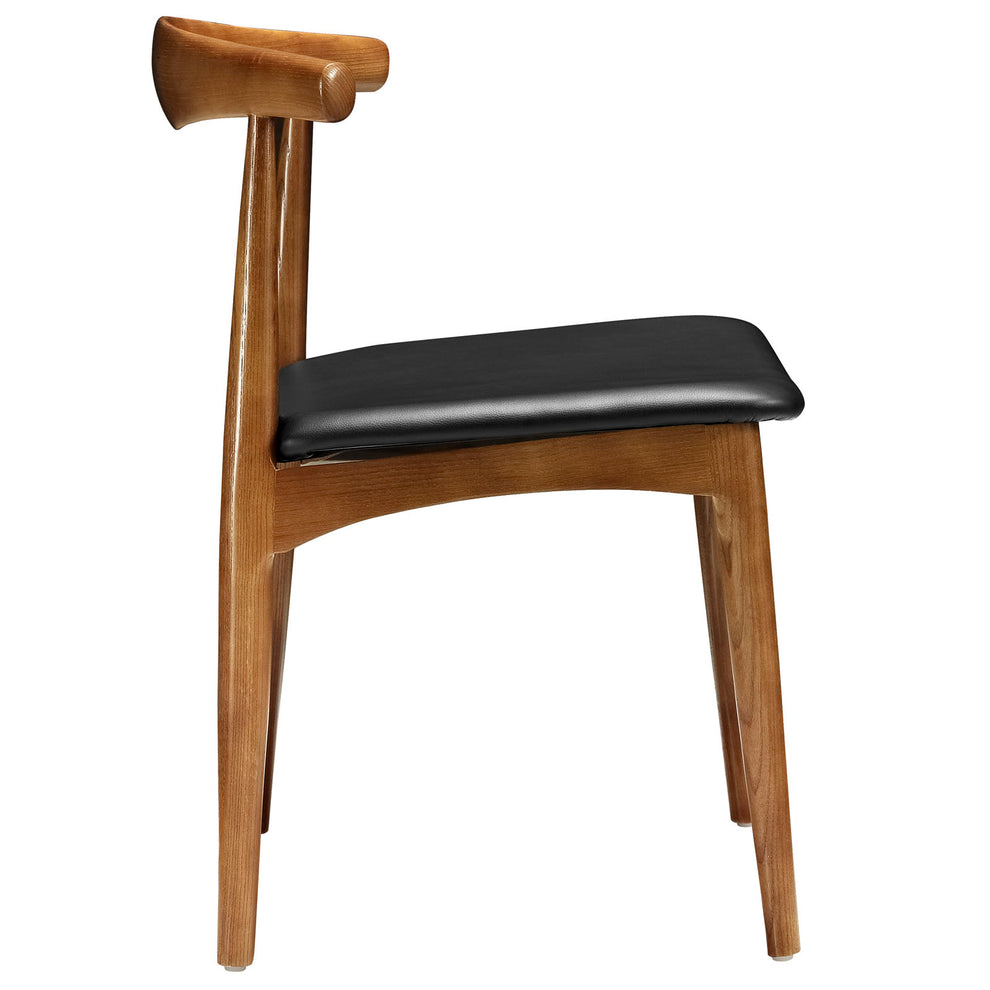Modway Tracy Dining Chairs Set of 4 - Black - EEI-1682 | Dining Chairs | Modishstore - 3