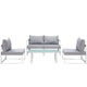 Modway Fortuna 5 Piece Outdoor Patio Sectional Sofa Set - EEI-1724 | Outdoor Sofas, Loveseats & Sectionals | Modishstore-2