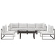 Modway Fortuna 7 Piece Outdoor Patio Sectional Sofa Set - EEI-1729 | Outdoor Sofas, Loveseats & Sectionals | Modishstore-3