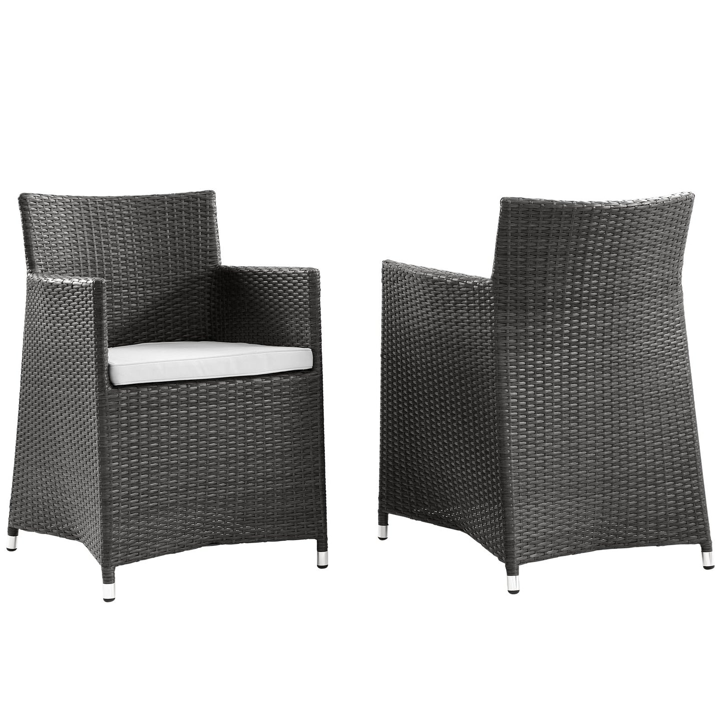 Modway Junction Armchair Outdoor Patio Wicker - Set of 2 | Outdoor Chairs | Modishstore-10