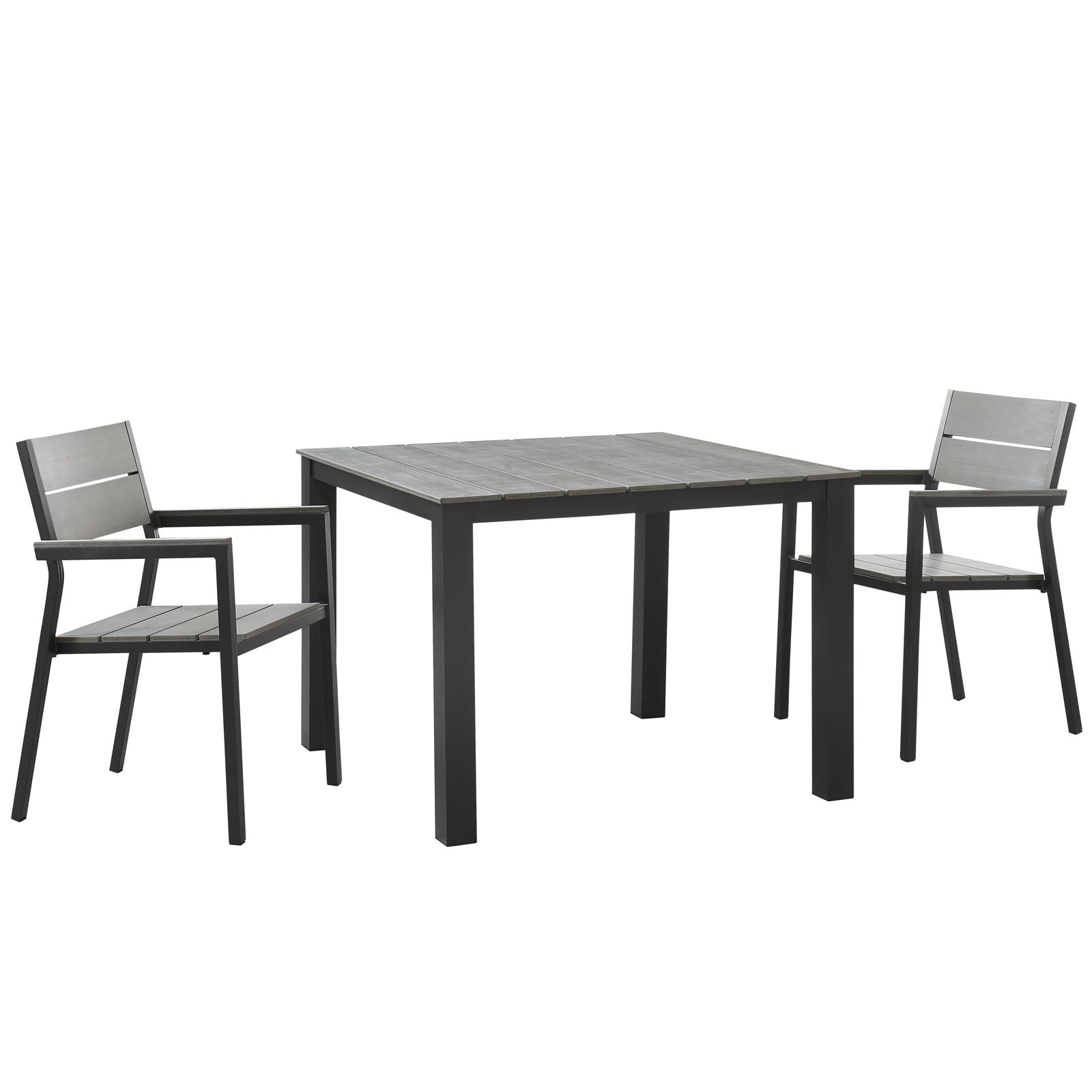 Modway Maine 3 Piece Outdoor Patio Dining Set - EEI-1743 - EEI-1743 | Outdoor Dining Sets | Modishstore - 2