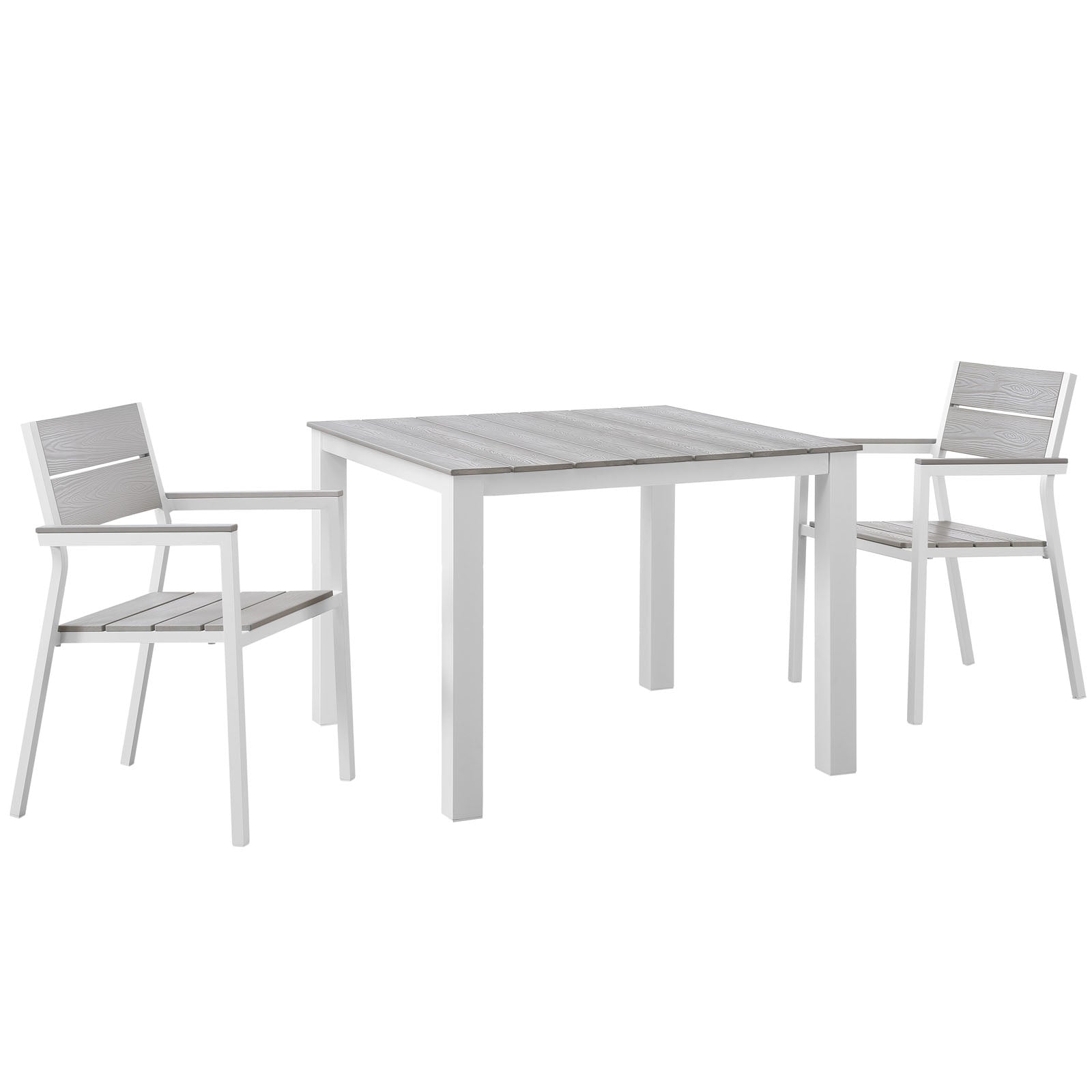 Modway Maine 3 Piece Outdoor Patio Dining Set - EEI-1743 - EEI-1743 | Outdoor Dining Sets | Modishstore - 1