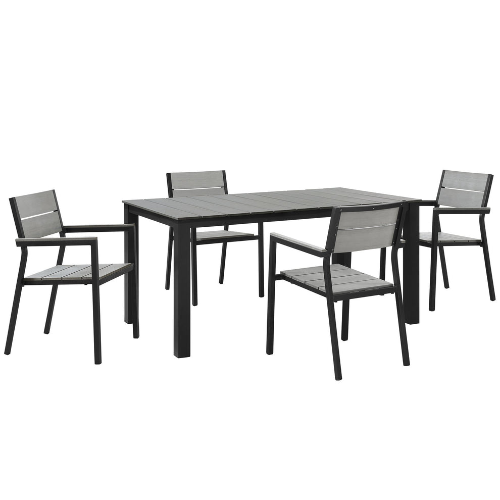 Modway Maine 5 Piece Outdoor Patio Dining Set - EEI-1747 - EEI-1747 | Outdoor Dining Sets | Modishstore - 2