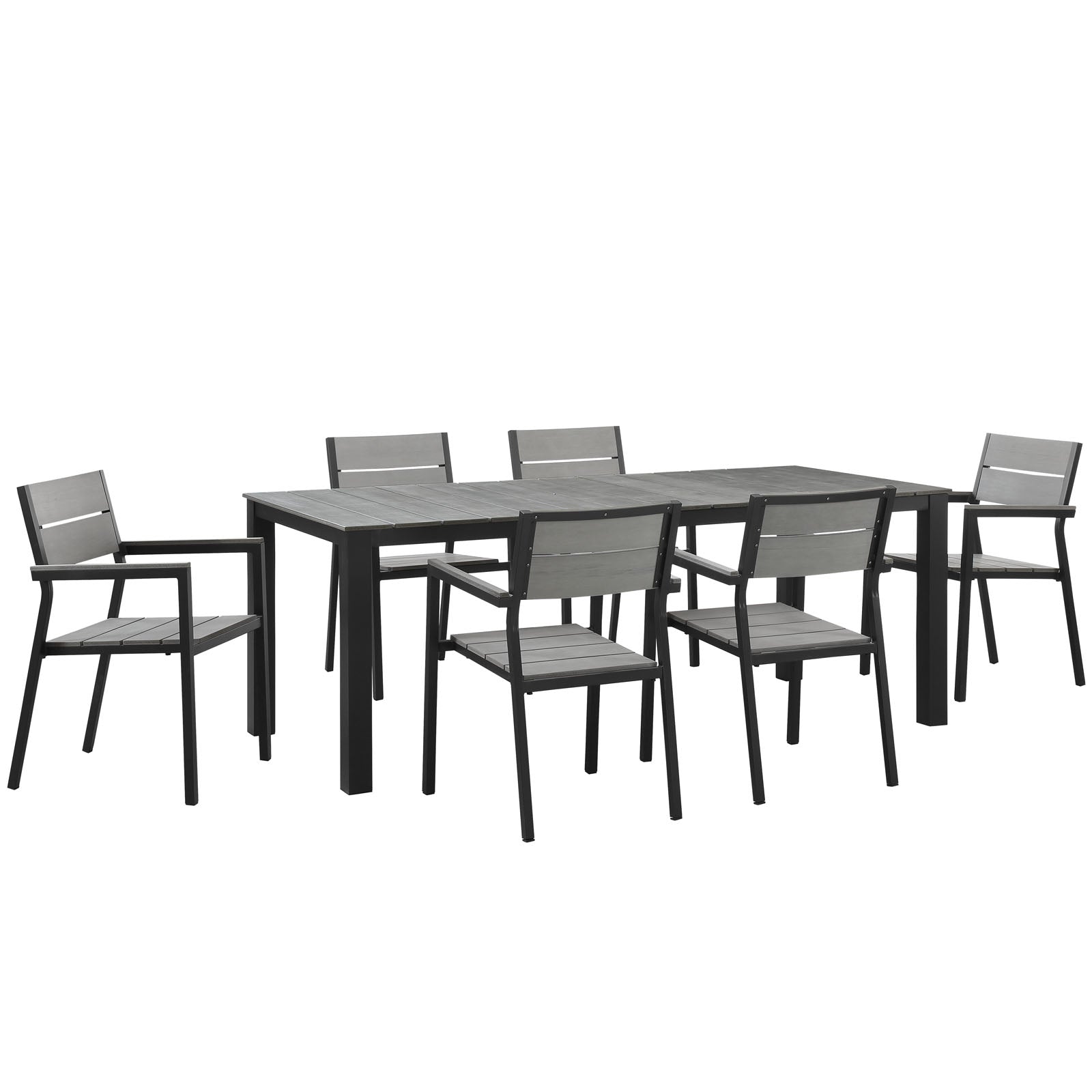 Modway Maine Patio Dining Set - Thumbnail 5