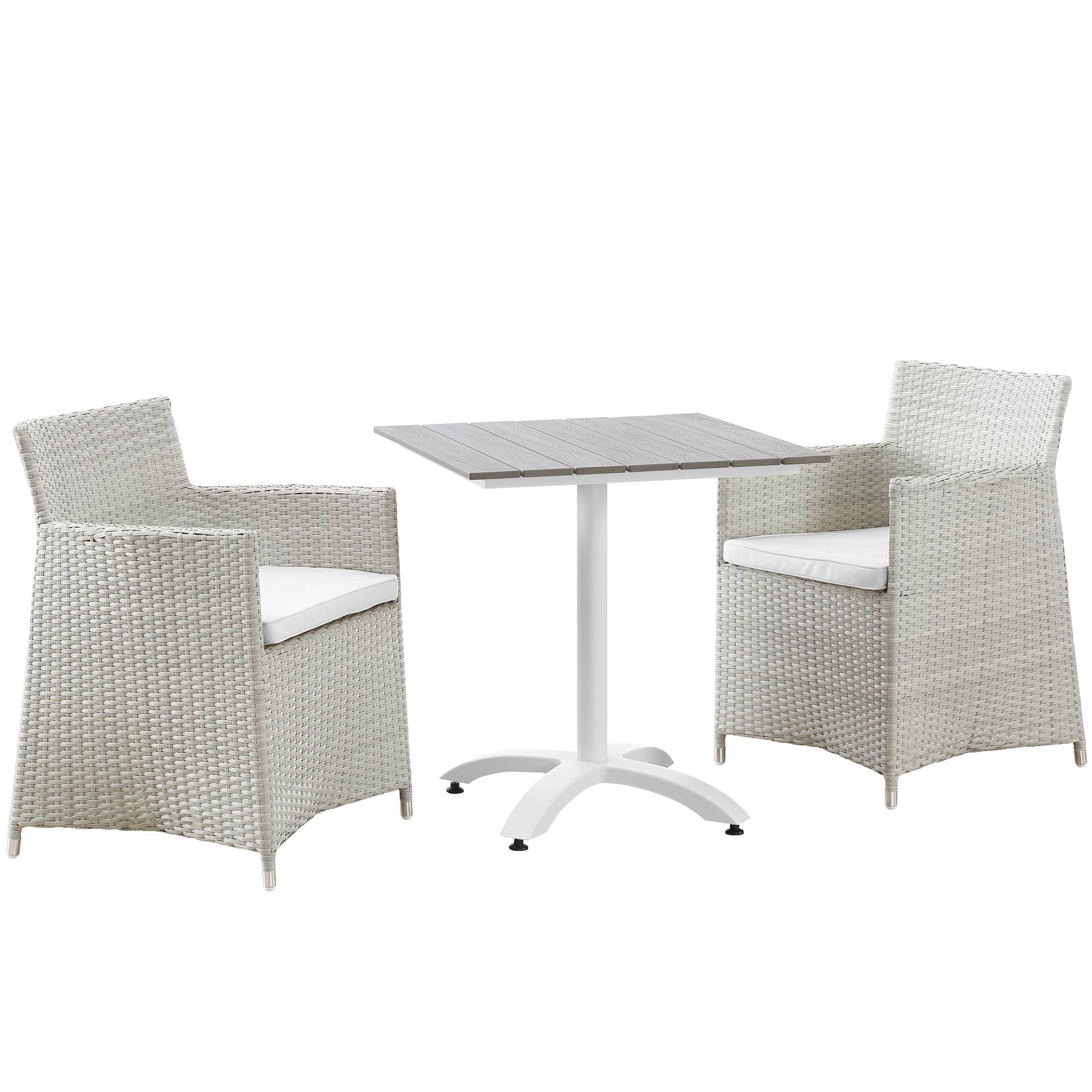 Modway Junction 3 Piece Outdoor Patio Dining Set - EEI-1758 | Outdoor Dining Sets | Modishstore - 1