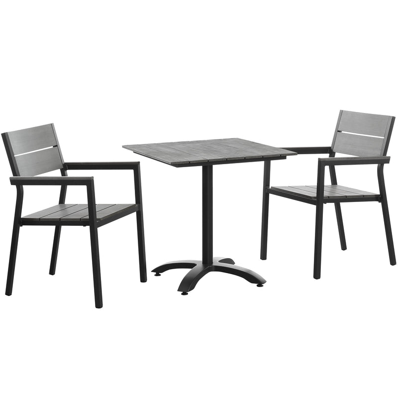 Modway Maine 3 Piece Outdoor Patio Dining Set - EEI-1759 - EEI-1759 | Outdoor Dining Sets | Modishstore - 2