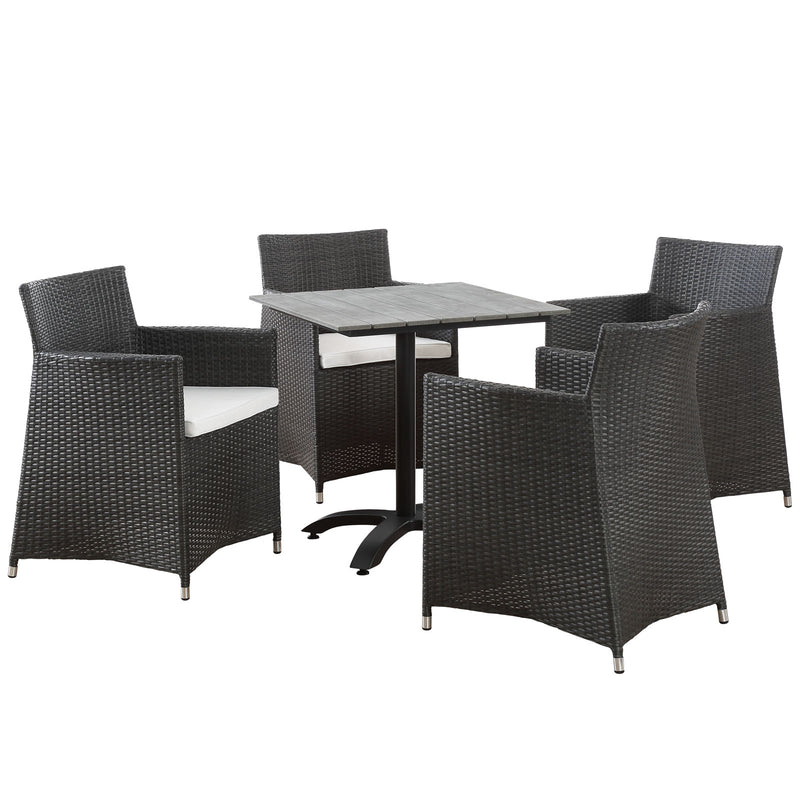 Modway Junction 5 Piece Outdoor Patio Dining Set - EEI-1760 - EEI-1760 | Outdoor Dining Sets | Modishstore - 2