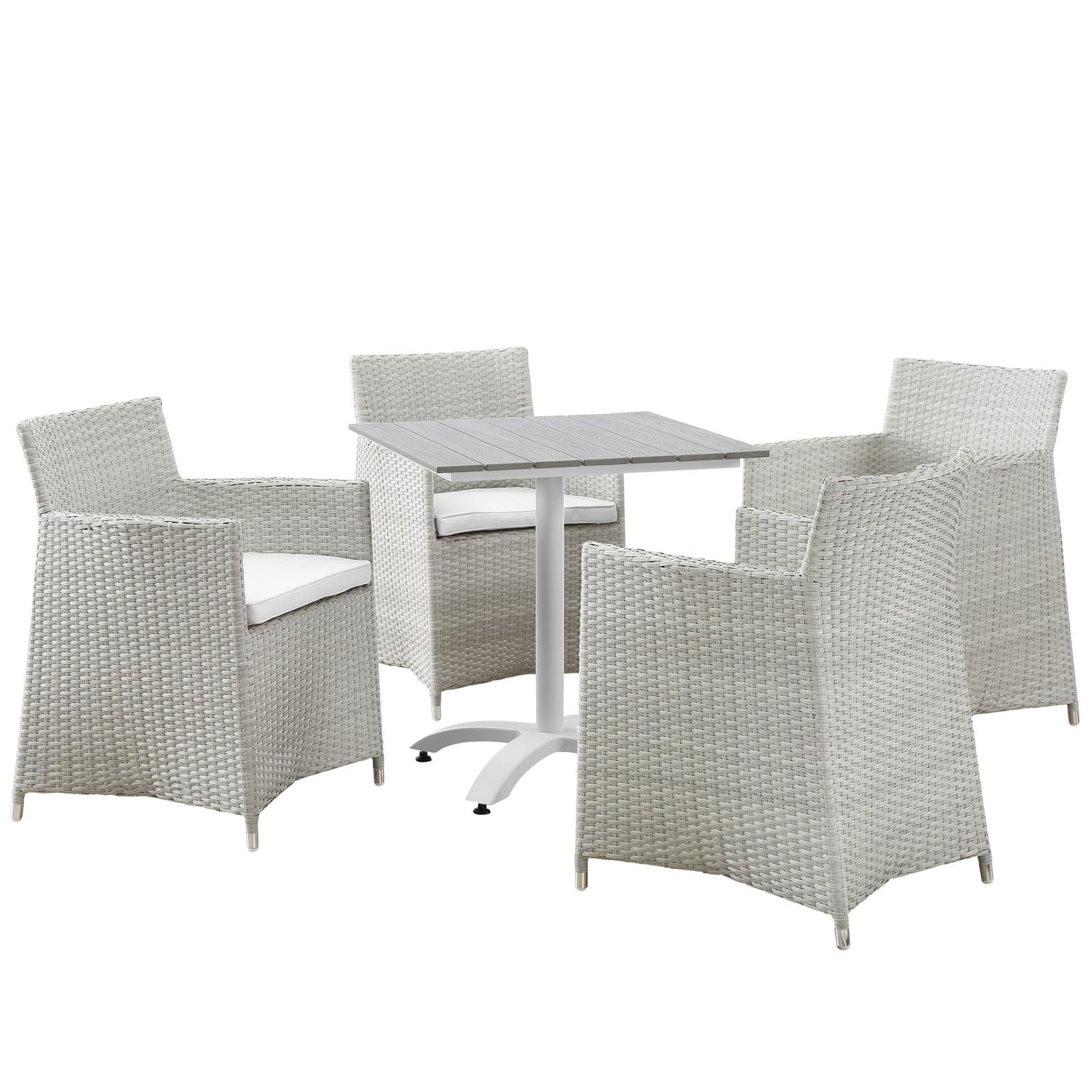 Modway Junction 5 Piece Outdoor Patio Dining Set - EEI-1760 - EEI-1760 | Outdoor Dining Sets | Modishstore - 1