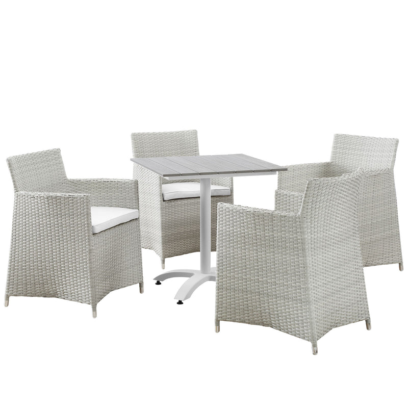 Modway Junction 5 Piece Outdoor Patio Dining Set - EEI-1760 - EEI-1760 | Outdoor Dining Sets | Modishstore - 1