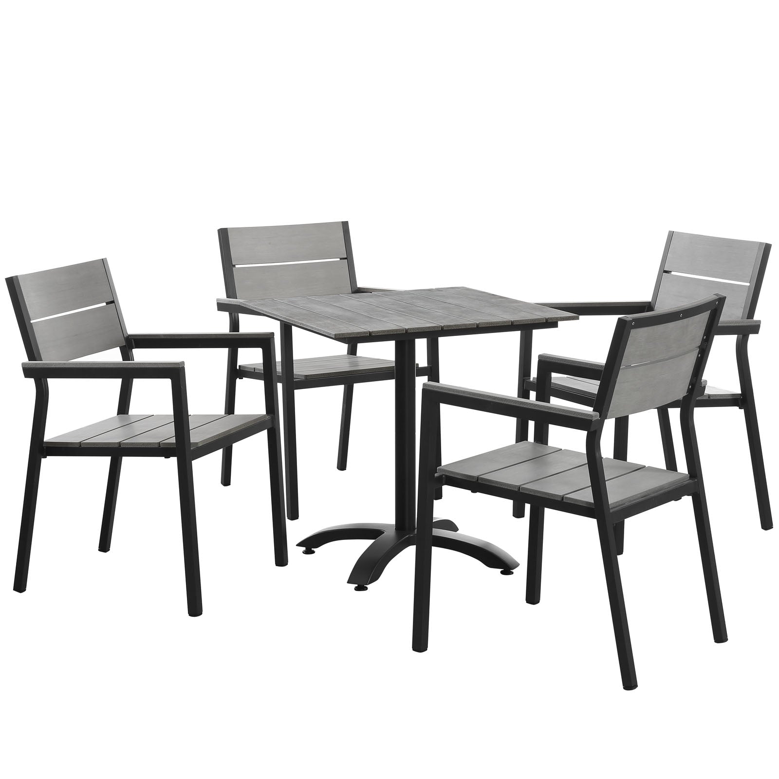 Modway Maine 5 Piece Outdoor Patio Dining Set - EEI-1761 - EEI-1761 | Outdoor Dining Sets | Modishstore - 2