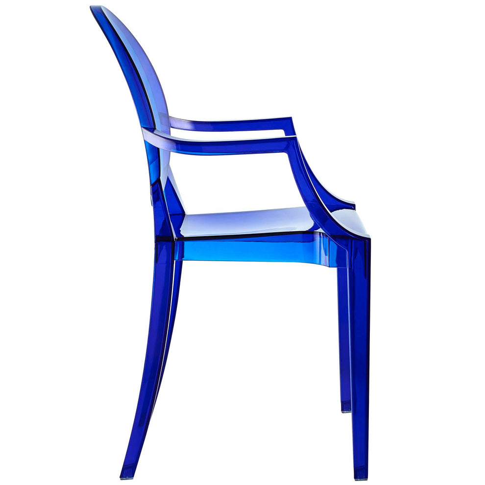 Modway Casper Dining Armchairs Set of 4 - Blue - EEI-1769 | Armchairs | Modishstore - 5
