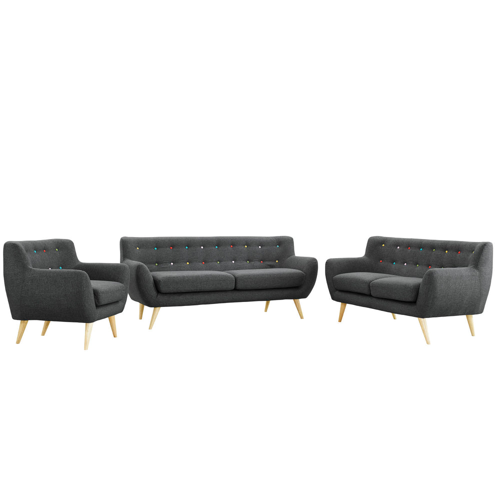 Modway Remark 3 Piece Living Room Set - EEI-1782 | Sofa Set | Modishstore - 15