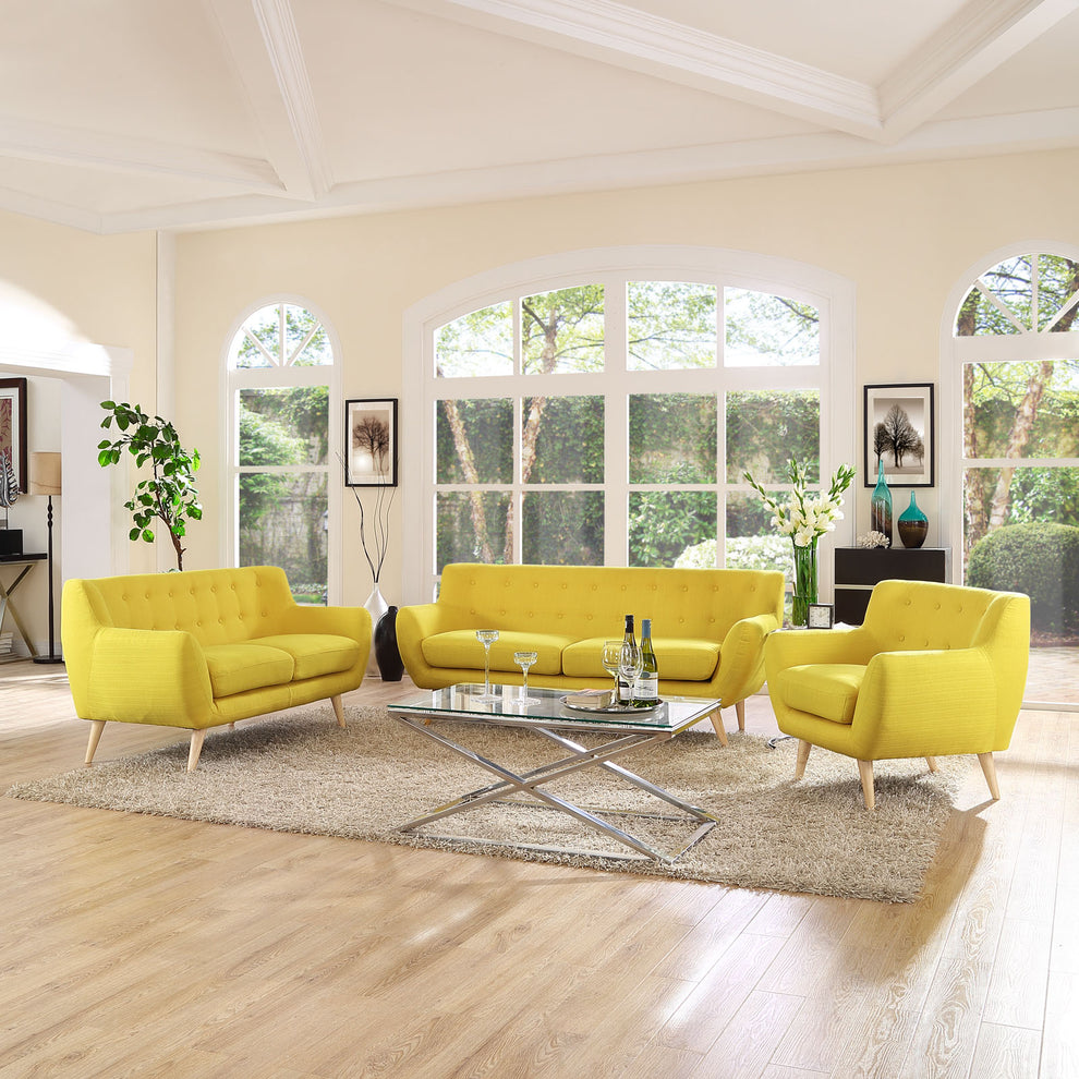 Modway Remark 3 Piece Living Room Set - EEI-1782 | Sofa Set | Modishstore - 25