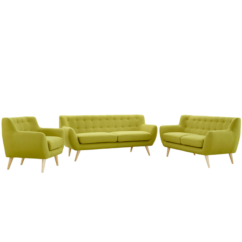 Modway Remark 3 Piece Living Room Set - EEI-1782 | Sofa Set | Modishstore - 37