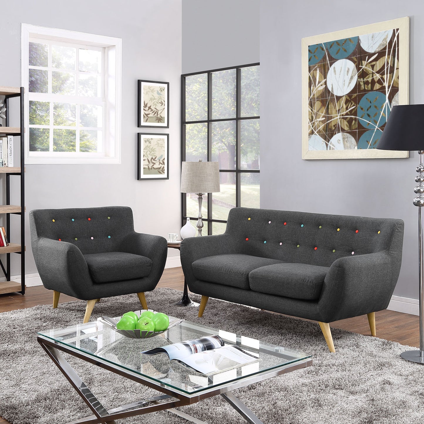 Modway Remark 2 Piece Living Room Set - EEI-1783 | Sofas | Modishstore-8