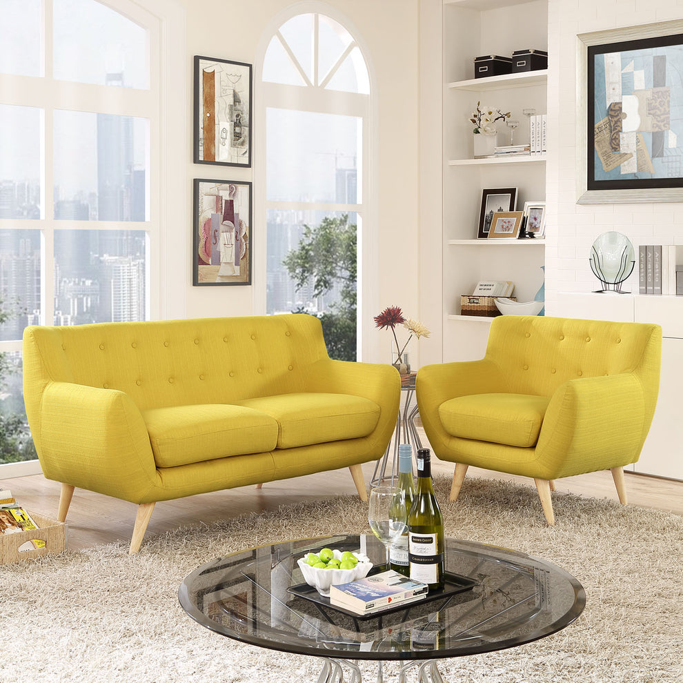 Modway Remark 2 Piece Living Room Set - EEI-1783 - EEI-1783 | Sofa Set | Modishstore - 3