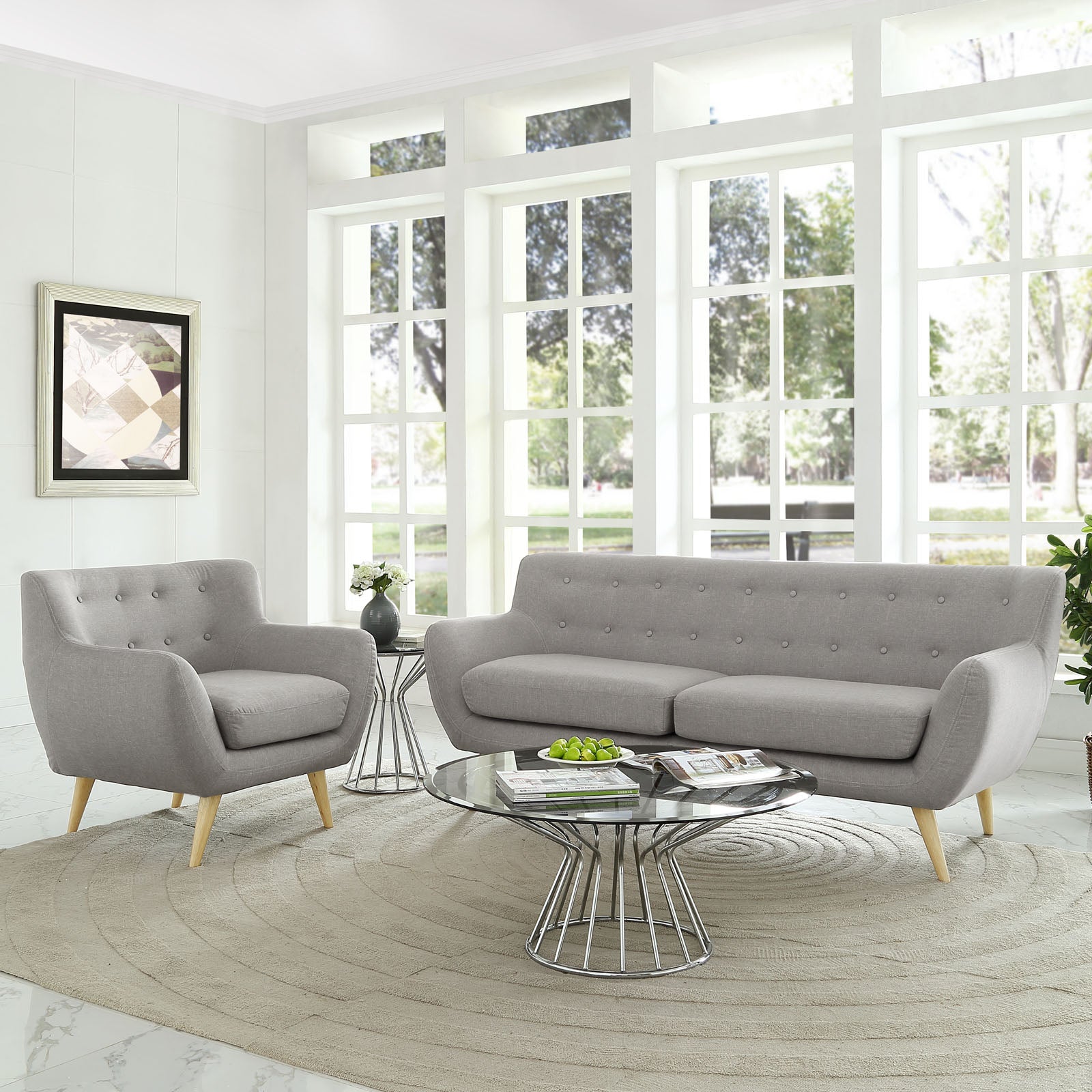 Modway Remark 2 Piece Living Room Set - EEI-1784 | Sofas | Modishstore-20