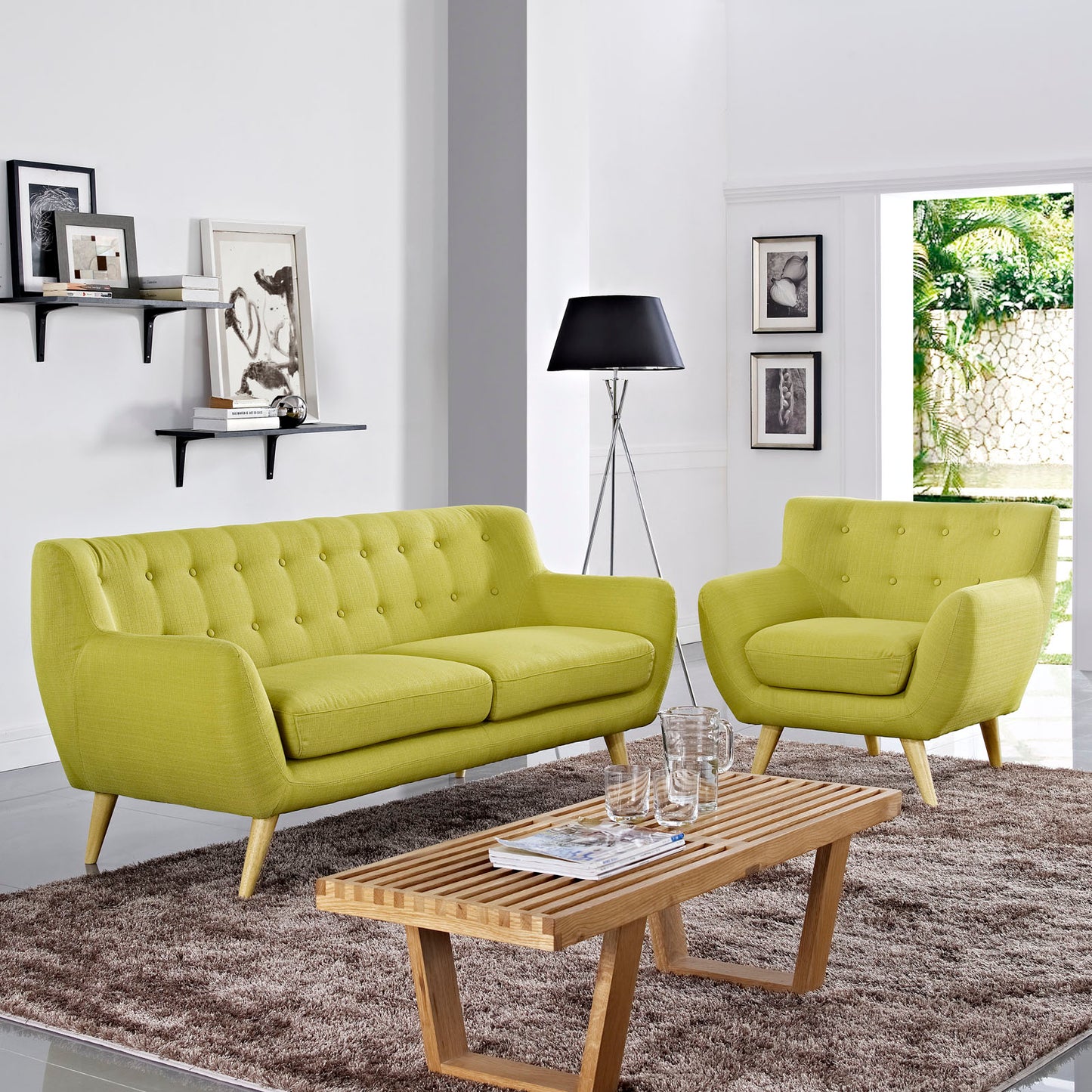 Modway Remark 2 Piece Living Room Set - EEI-1784 | Sofas | Modishstore-43