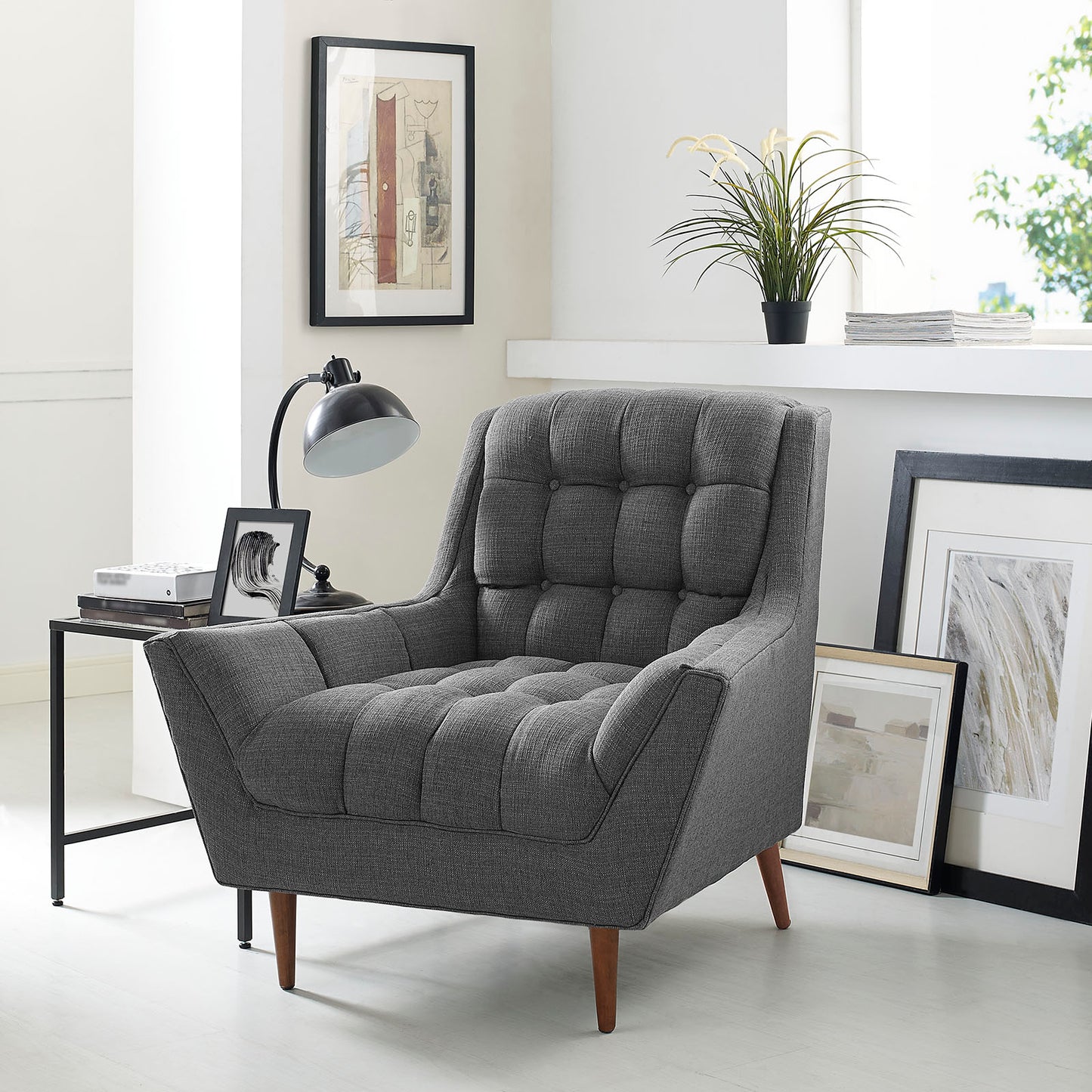 Response Upholstered Fabric Armchair By Modway - EEI-1786 | Armchairs | Modishstore - 11