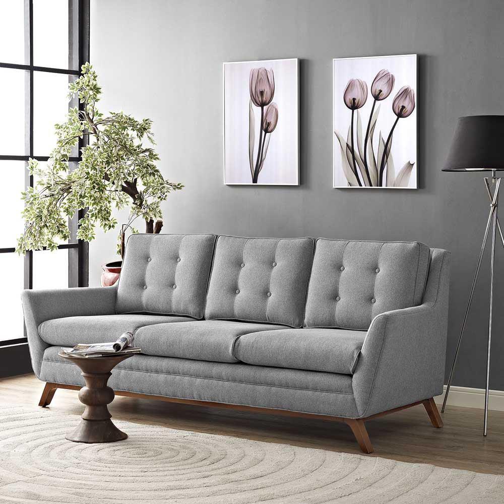 Modway Beguile Fabric Sofa | Sofas | Modishstore-34