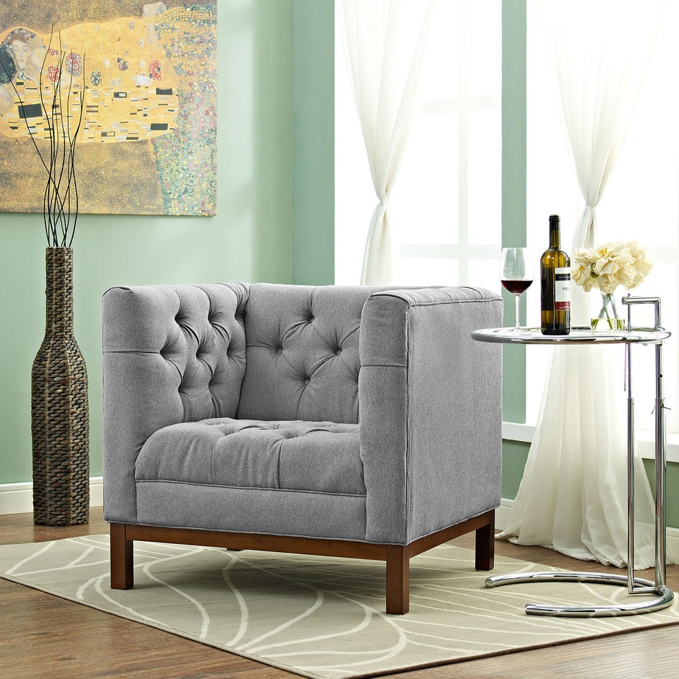 Panache Upholstered Fabric Armchair By Modway - EEI-1801 | Armchairs | Modishstore - 6