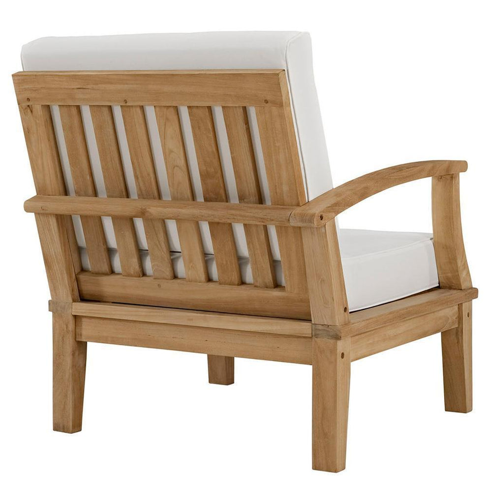 Modway Marina 8 Piece Outdoor Patio Teak Sofa Set - EEI-1817 | Outdoor Sofas, Loveseats & Sectionals | Modishstore - 6