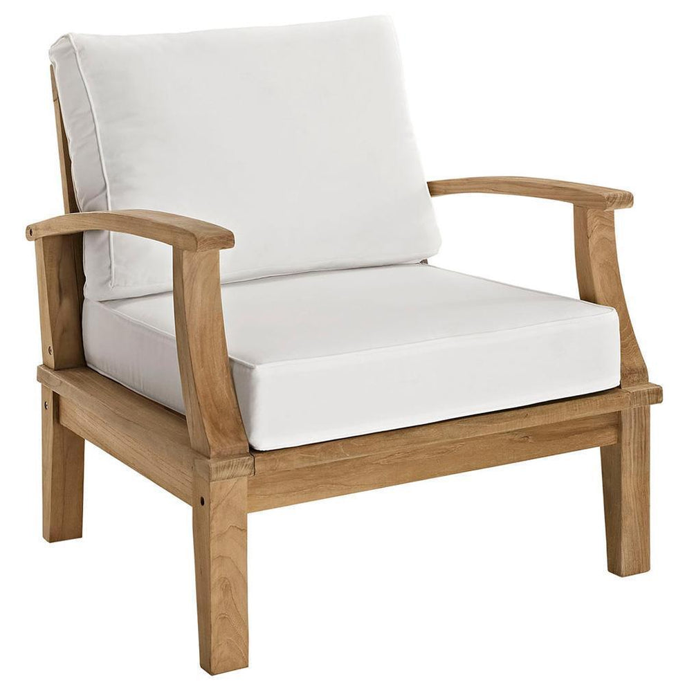 Modway Marina 8 Piece Outdoor Patio Teak Sofa Set - EEI-1817 | Outdoor Sofas, Loveseats & Sectionals | Modishstore - 8